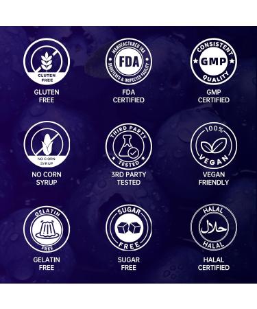 Creatine Gummies 3000mg with Shilajit | Juice-Burst Filled for Muscle Recovery Strength & Energy Booster | Natural Testosterone & Cognitive Support for Men & Women | 60 Count Blueberry Flavor - Buy Online on GoSupps.com