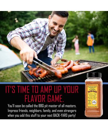 BACK-YARD Southern Style Original All Purpose Seasoning 27 oz - Value Size | Delicious Steak, Poultry, Fish & Vegetable Seasoning | Low Sodium - Buy Online on GoSupps.com