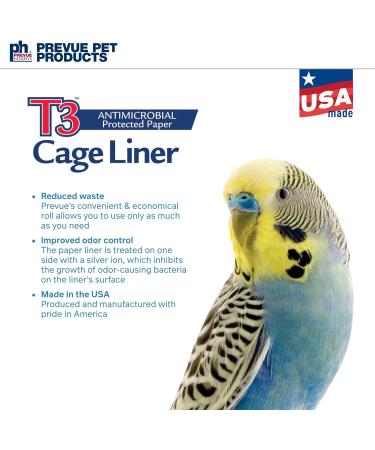 Prevue Hendryx Pet Products T3 Cage Liner 21-1/2-Inch by 25-Feet - Buy Online on GoSupps.com