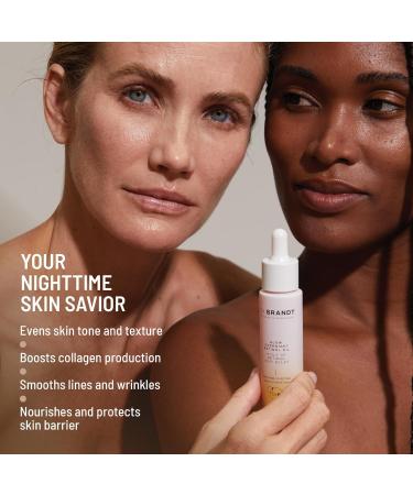 Dr. Brandt Bright This Way Glow Overnight Retinol Oil - Pure 2% Retinol Improves Wrinkles Lines & Skin Texture - 1 fl oz 1 Fl Oz (Pack of 1) - Buy Online on GoSupps.com