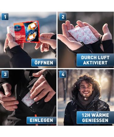 Buy The Heat Company Handw rmer - Extra Warm Pocket Warmers | 10 or 40 Pairs - 12 Hours Air-Activated Heat Pads - International Shipping Available - Buy Online on GoSupps.com