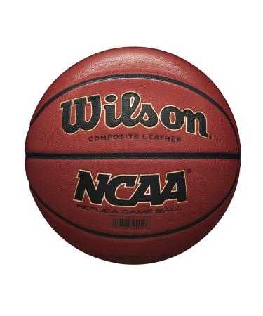WILSON NCAA Replica Game Basketball Brown Official - 29.5"