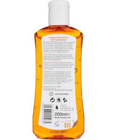Calypso Carrot Oil Tan Extending Gel | Optimises Natural Tan | Added Moisturisers | 200Ml - Buy Online on GoSupps.com