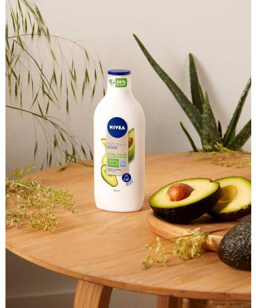  NIVEA NIVEA NATURALLY GOOD Comforting Avocado Body Lotion (1 x 200 ml) moisturizing lotion with 98% naturally derived ingredients body care for dry to very dry skin - Buy Online on GoSupps.com