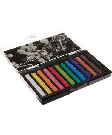 Cont Paris 50128 Colored Crayons Set - 12 Colors (Colors Vary) | High-Quality Artist Crayons - Buy Online on GoSupps.com