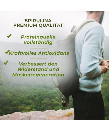 Buy Bio-Spirulina 300 Tablets | 3000mg Pure Spirulina Algae - Detox & Antioxidant Superfood | Vegan & Additive-Free - Buy Online on GoSupps.com