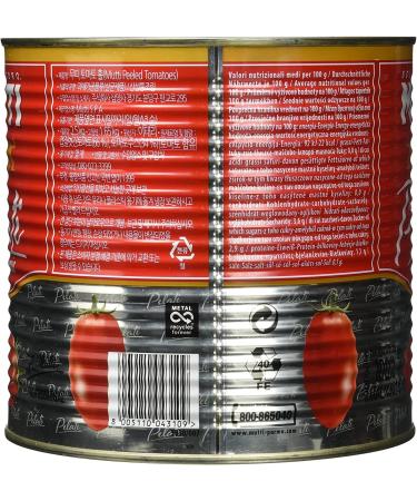 Italian Gourmet E.R. Mutti Pelati Professional Gastronomia Peeled Tomatoes 2.5 kg + Italian Gourmet Pokpa 400 g Set of 3 - Buy Online on GoSupps.com