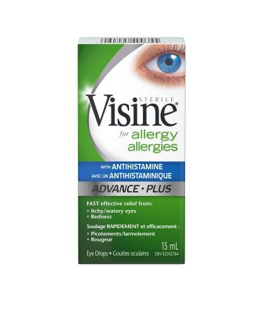 Visine Antihistamine Advance Allergy Eye Drops 15 ml