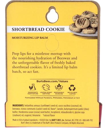 Burts Bees Lip Balm Blister - Shortbread Cookie For Unisex 0.15 oz Lip Balm - Buy Online on GoSupps.com