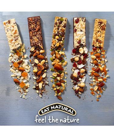 Eat Natural Bars |20 Assorted Fruit & Nut Cereal Bars Multipack |7x Almond & Sultana 7x Almond & Apricot 6x Cranberries & Macadamias Gluten Free Snack Bars | Natural Ingredients | Sold by EPL - Buy Online on GoSupps.com