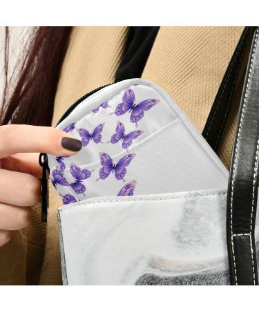Buy Pfrewn 7-Day Pill Organizer Case Portable Purple Butterfly Travel Medicine Holder for Vitamins & Supplements - Buy Online on GoSupps.com