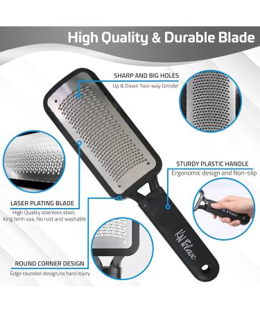  Colossal Pedicure Rasp Foot File + Toenail Clipper KN FLAX Premium Foot care Pedicure Surgical grade Stainless steel file with Thick Nails Large Fingernail Toe Nail Clippers - Buy Online on GoSupps.com
