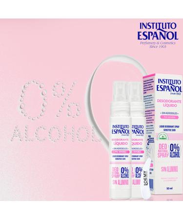  Instituto Espa ol Instituto Espa ol Hyperperspiration Active Sensitive Deodorant Anti-perspirant Armpit Sweating Effective Against Perspiration and Odours Aluminium Free Pack of 2 x 50 ml - Buy Online on GoSupps.com