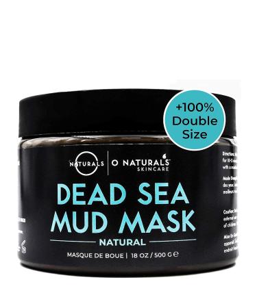 O Naturals Psoriasis Dead Sea Mud Mask 18oz - Organic Acne & Eczema Healing Treatment for Face, Body & Scalp - Deep Pore Cleansing & Exfoliating Skin Care for Men & Women - Buy Online on GoSupps.com