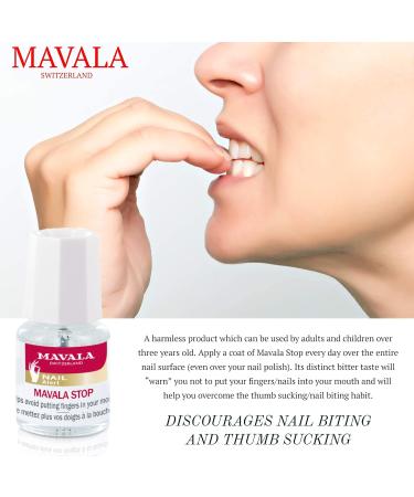 Mavala Stop Deterrent Nail Polish Treatment Stops Putting Fingers In Your Mouth For Ages 3+ 5 ml (Pack of 1) - Buy Online on GoSupps.com