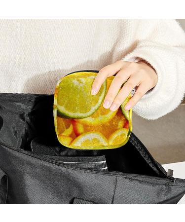 Period Bag Sanitary Napkin Storage Pouch Travel Makeup Bag - Fruit Pattern Color3057 - Buy Online on GoSupps.com