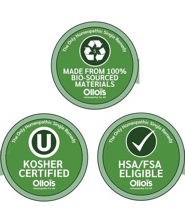 Buy OLLOIS Magnesia Phosphorica 6X - Organic Vegan & Kosher Cell Salt #8 | Lactose-Free - 80 Pellets - Buy Online on GoSupps.com