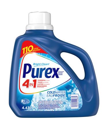 Purex Coldwater Liquid Laundry Detergent 4.43 Liters 110 Loads