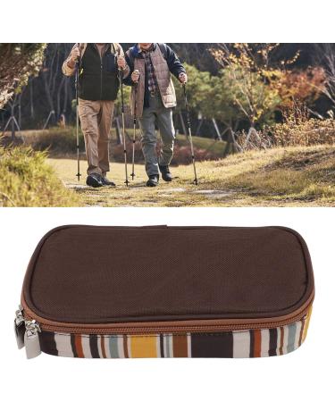 Insulin Cooler Travel Case Canvas PU Insulated Diabetic Bag with Thermometer Portable Medicine Cooling Bag for Insulin Pen and Supplies (Blue)(Coffee) - Buy Online on GoSupps.com