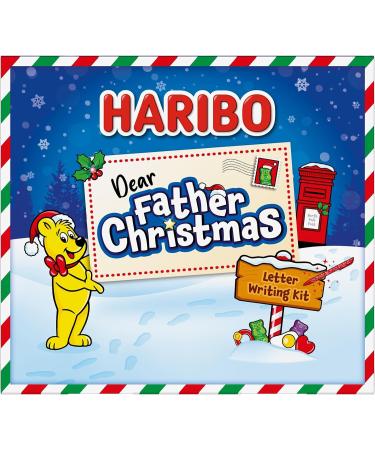 HARIBO Dear Father Christmas Letter Writing Kit with Sweets and Pen 48g - Buy Online on GoSupps.com