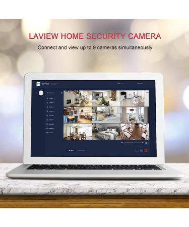 LaView 1080P Indoor Home Security Camera 4-Pack with Motion Detection, Two-Way Audio, Night Vision, and Alexa Compatibility - Buy Online on GoSupps.com