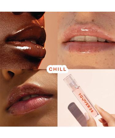 Tower 28 ShineOn Lip Jelly CHILL - Vegan Lip Gloss with Apricot and Raspberry Seed Oil - Buy Online on GoSupps.com