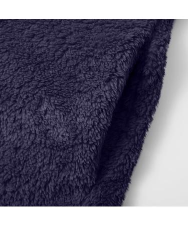 Hanxiulin Oversized Plush Hoodie Jacket - Warm Women's Winter Coat Windproof Reversible - Dark Blue 4XL Transition Jacket for Autumn & Winter - Buy Online on GoSupps.com