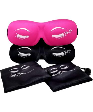 3D Contoured Sleep Eye Mask - Soft Blackout Blindfold with Adjustable Strap | Light Blocking Protects Eyelashes - Buy Online on GoSupps.com