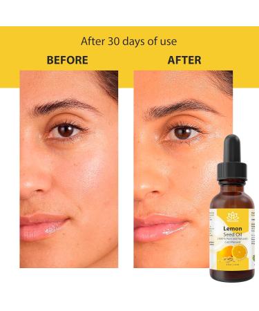 Relaxcation Lemon Seed Oil | Cold Pressed Citrus limon Seed Extract for Face Hair & Skin | 100% Unrefined Vegan Hexane-Free Glow Oil | Amber Glass Travel Size (0.5 oz) 0.5 Fl Oz (Pack of 1) - Buy Online on GoSupps.com