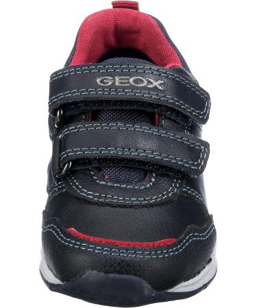 Geox Baby Boy's B Pavlis Sneakers - 4.5 UK Child - Navy Red - Buy Online on GoSupps.com