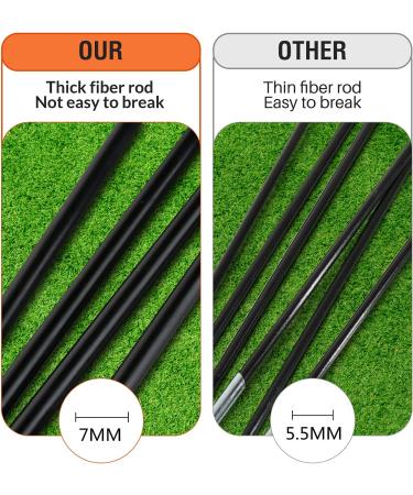 Soccer Goal Kids Soccer Net for Backyard Set of 2 - Size 2.9'x2.4' Portable Pop Up Practice Mini Soccer Goals with Carry Case - Lightweight and Foldable - Ideal Soccer Net for Kids Age 1-8 Orange - Buy Online on GoSupps.com