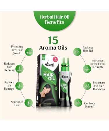 Buy New Improved Herbal Hair Oil with Wonder Cap (100 ml) - Enhance Hair Growth & Shine | International Shipping Available - Buy Online on GoSupps.com