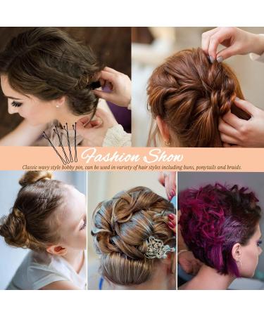 Bobby Pins Black MORGLES 120 Pcs - Kirby Grips Hair Pins for Thick Hair - 5 cm/2 Inches - Women's Hair Grips with Storage Box - Buy Online on GoSupps.com