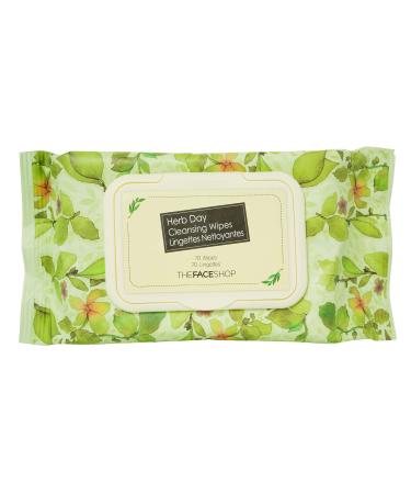 The Face Shop Herb Day Cleansing Tissue 70 Sheets