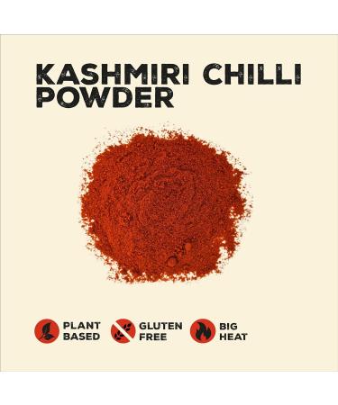 Nature Kitchen Chili Kashmiri Powder 500g - Gluten-Free Vegan Seasoning for Everyday Cooking, Marinades, Sauces, Frying, Baking, Grilling - Buy Online on GoSupps.com