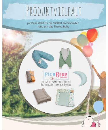 Pic Bear Wrapping Honey | Waterproof Soft Changing Pad - 6 Eco-Tex 100 Colors | Easy Care International Shipping - Buy Online on GoSupps.com