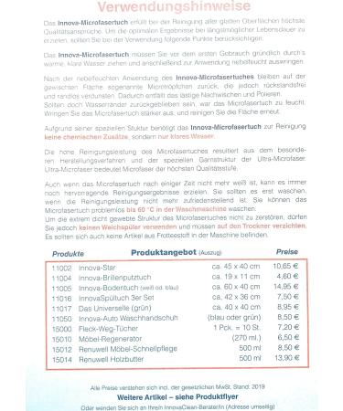 InnovaClean Ultra Microfibre Cloth 60x45 cm | FREE Shipping Over 29 | Buy 9 Get 1 Free - International Shipping Available - Buy Online on GoSupps.com