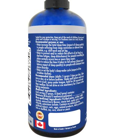 Naka Platinum SLEEP Sublingual Spray Natural Berry Flavour MELATONIN 5 mg per serving - 625 sprays 100 ml (BONUS Size 60+40 FREE) - Buy Online on GoSupps.com