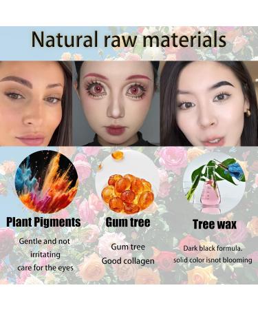 HISUNBEN Eyebrow pomade waterproof eyebrow gel eyebrow pomade with brush durable for dense and naturallooking eyebrows yellow - Buy Online on GoSupps.com