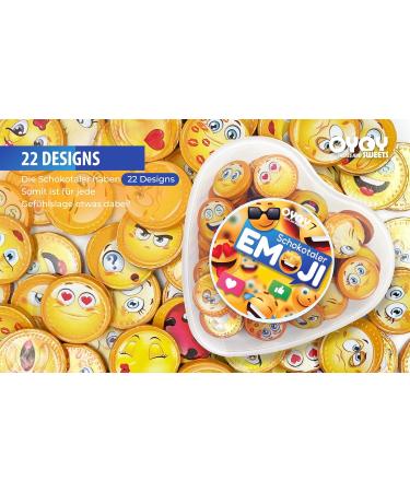 Buy Oyoy Emoji Chocolate Set - 5x 85g Smiley Milk Chocolates & Sticker | 425g Small Souvenir Gift for Kids - Perfect Candy Gift! - Buy Online on GoSupps.com
