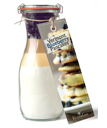 Feuer & Glas "Vermont Blueberry Pancakes" baking mix in a jar 370 g
