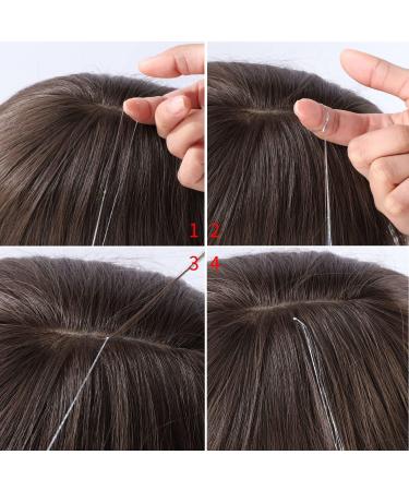 220 Strands Holographic Sparkle Hair Tinsel Extensions - Silver Glitter Strands for Girls Party Fun - Shiny Straight Hair Accessories - Buy Online on GoSupps.com