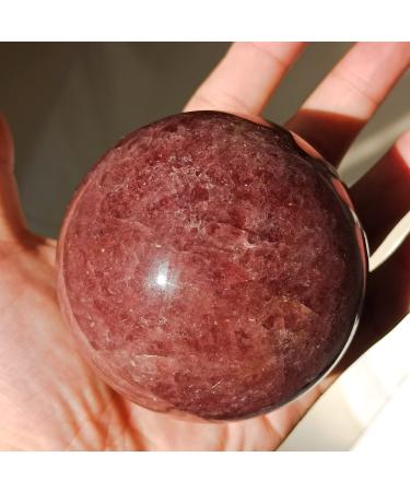 Crystal 6.5-7cm 1pc Natural Quartz Polishing Sphere Big Pretty Crystal BallStone Geode Stones and Crystals