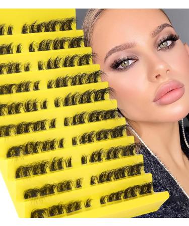 Cluster Lashes Fluffy D Curl Eyelashes Extension Natural Look DIY Pack - 80 Pcs - Buy Online on GoSupps.com