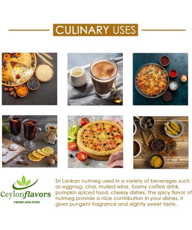 Premium Whole Nutmeg: Aromatic Spice for Culinary Delights - Buy Online on GoSupps.com