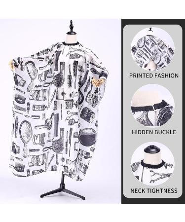 KHIRY Professional Barber Cape with Neck Dusting Brush Beauty Salon Accessories for Men and Women - Buy Online on GoSupps.com