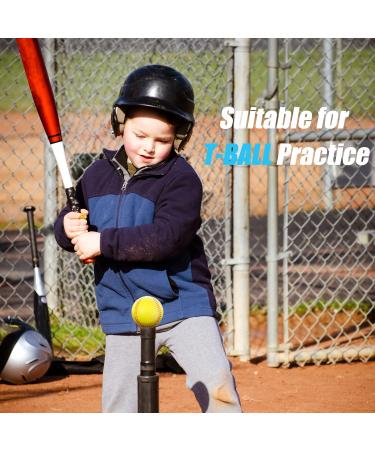12 Pack Foam Training Baseballs for Kids & Teens - Blue, White, Yellow - Soft Practice Balls - Buy Online on GoSupps.com