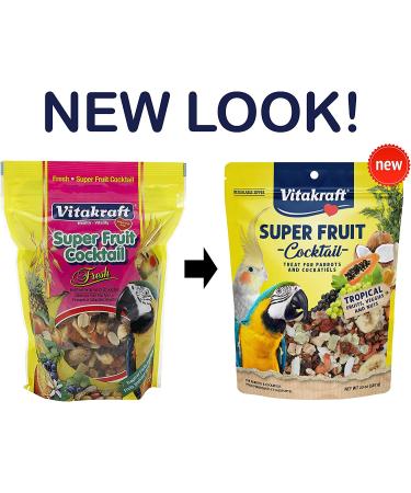 Vitakraft Fresh Super Fruit Cocktail - Tropical Parrot and Parakeet Treats - Buy Online on GoSupps.com