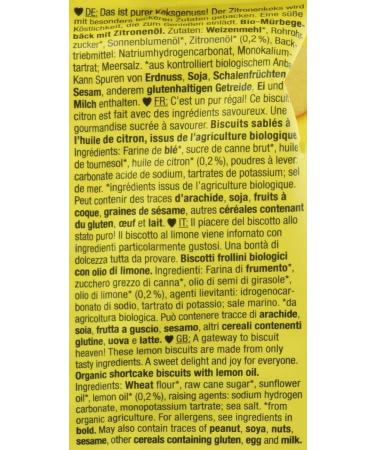 Vegance Organic Lemon Biscuit - 150g | All-Natural & Delicious International Shipping - Buy Online on GoSupps.com