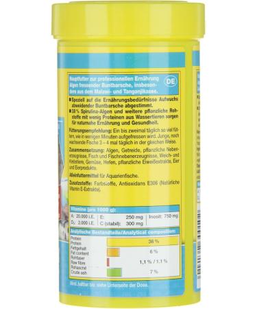 JBL NovoMalawi Complete Food for Algae-Eating Cichlids - 250ml Flakes - International Shipping - Buy Online on GoSupps.com